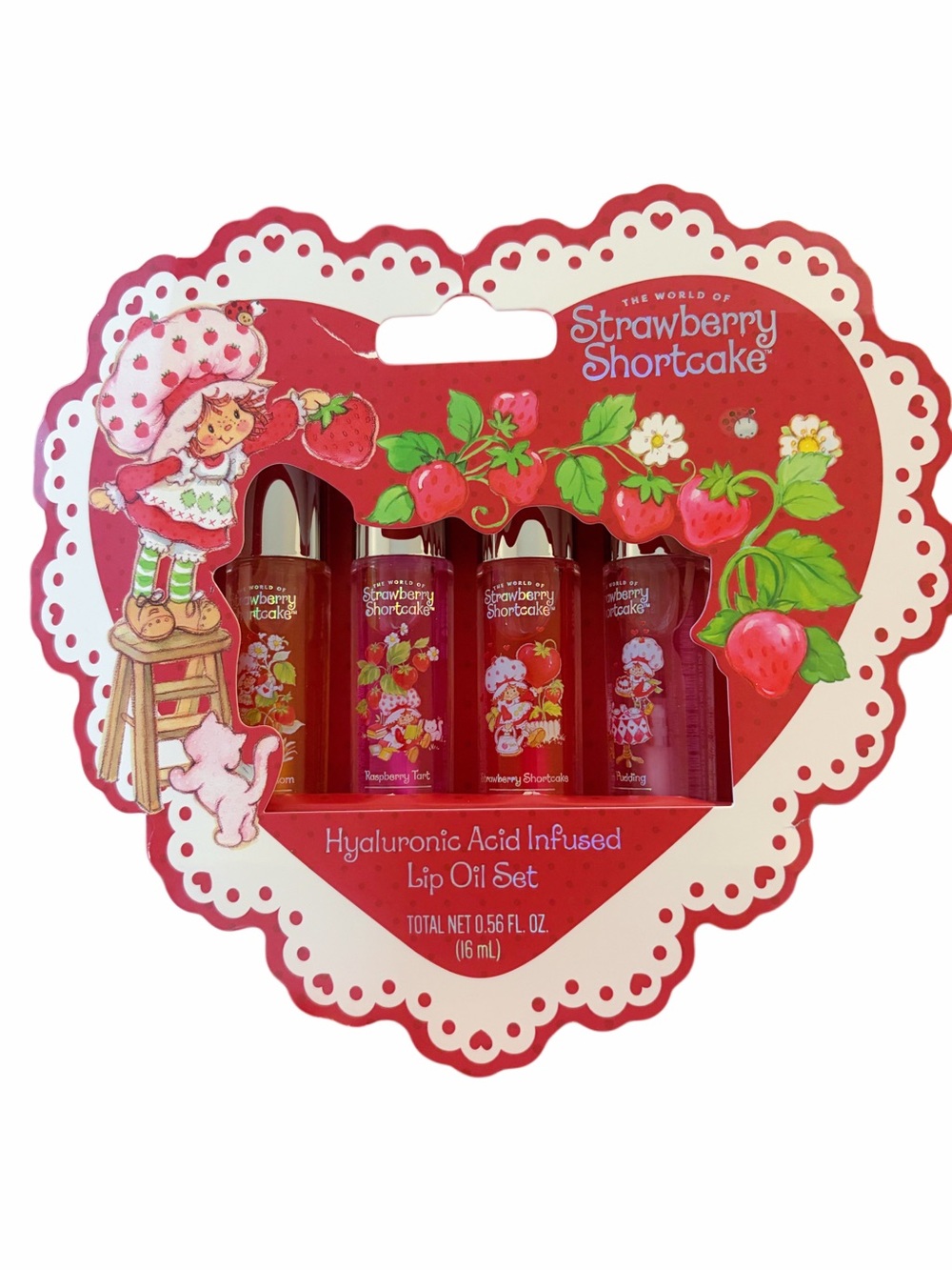 Strawberry Shortcake Hyaluronic Acid Infused Lip Oil Set